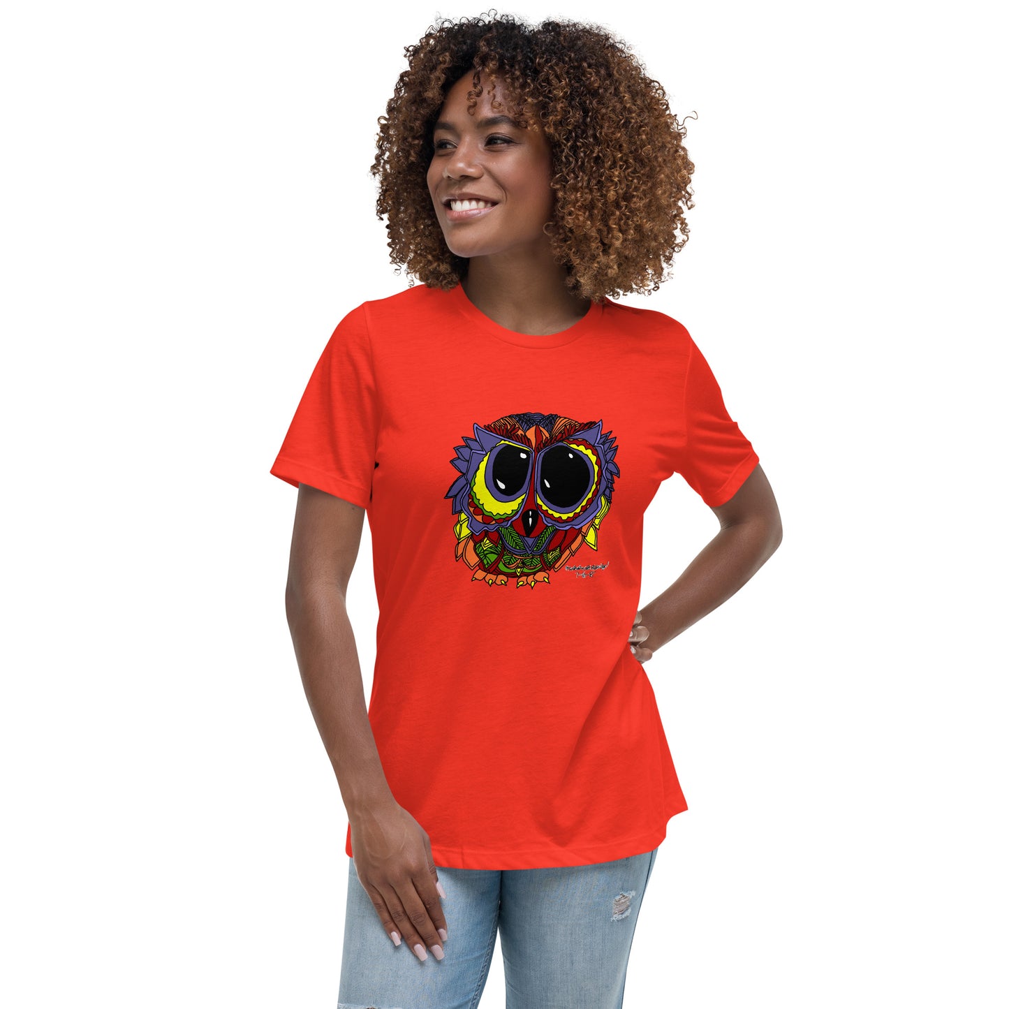 Malcolm's Owl Women's Relaxed Tee