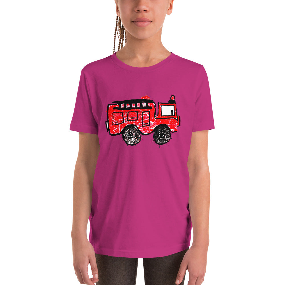 Fire Truck Youth Tee