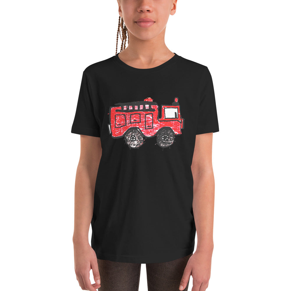 Fire Truck Youth Tee