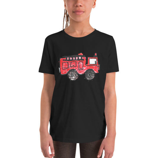 Fire Truck Youth Tee
