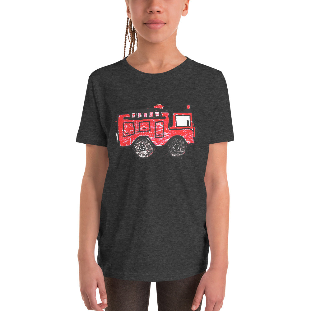 Fire Truck Youth Tee