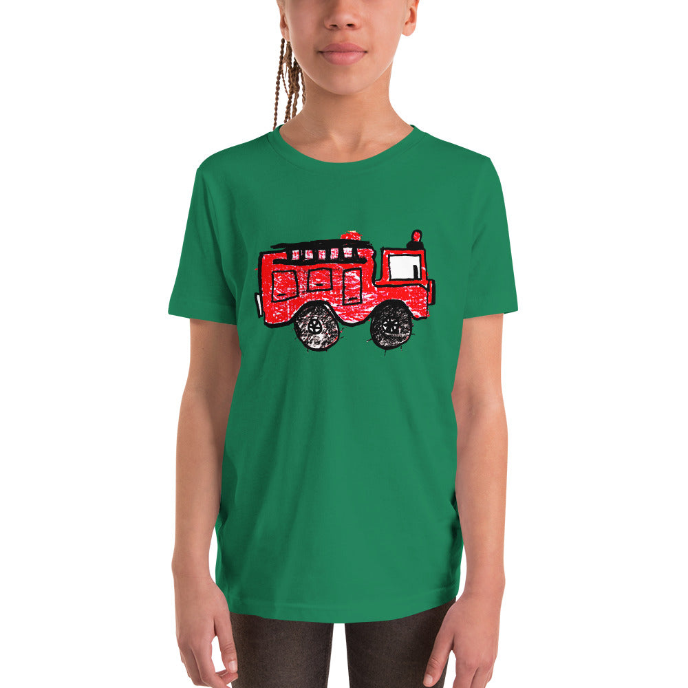 Fire Truck Youth Tee