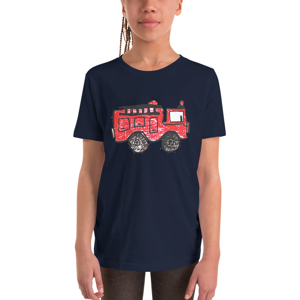 Fire Truck Youth Tee