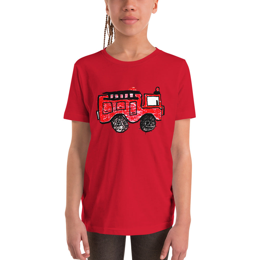 Fire Truck Youth Tee