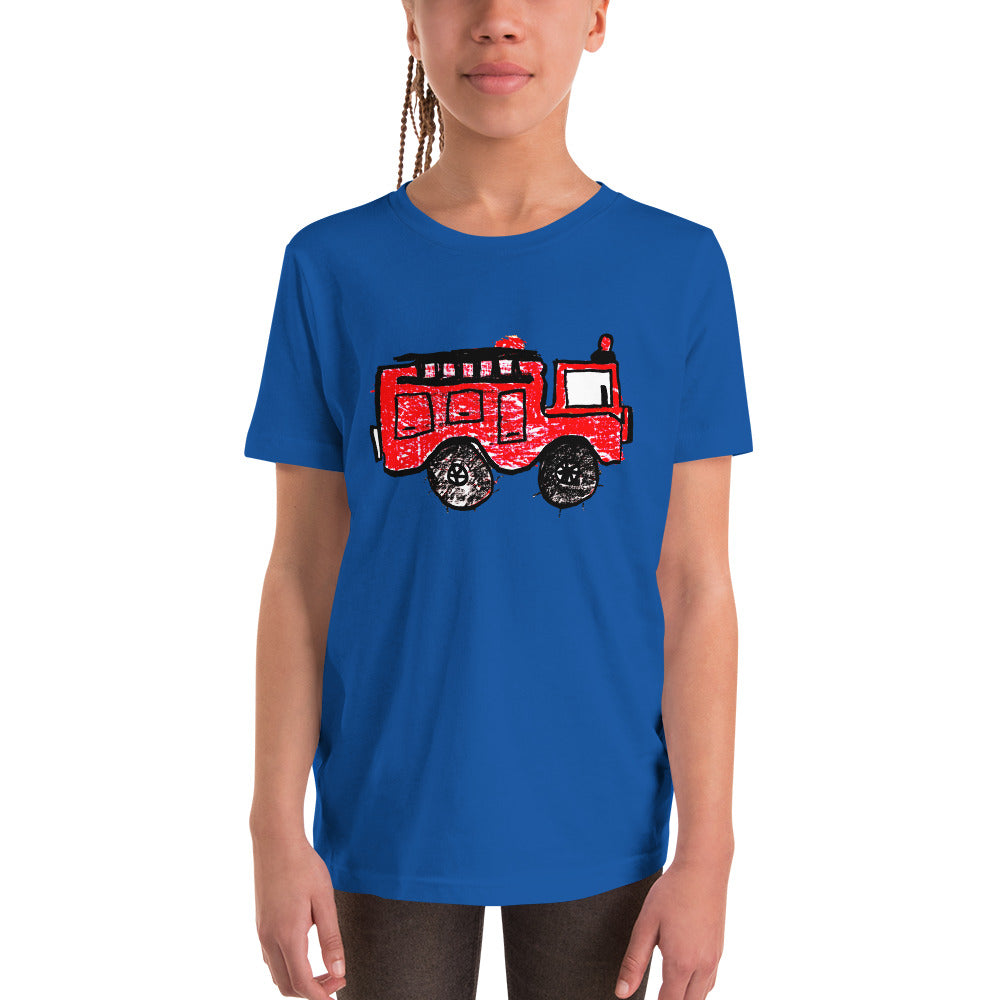 Fire Truck Youth Tee