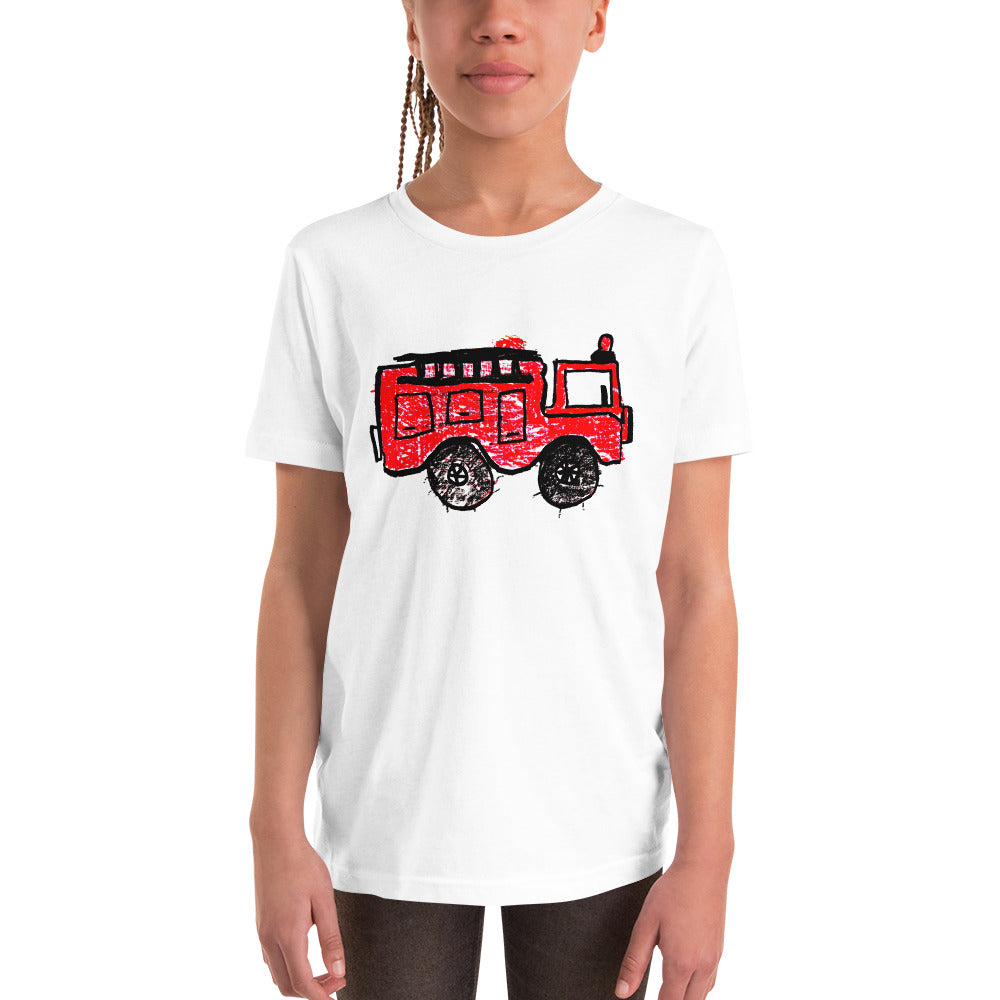 Fire Truck Youth Tee