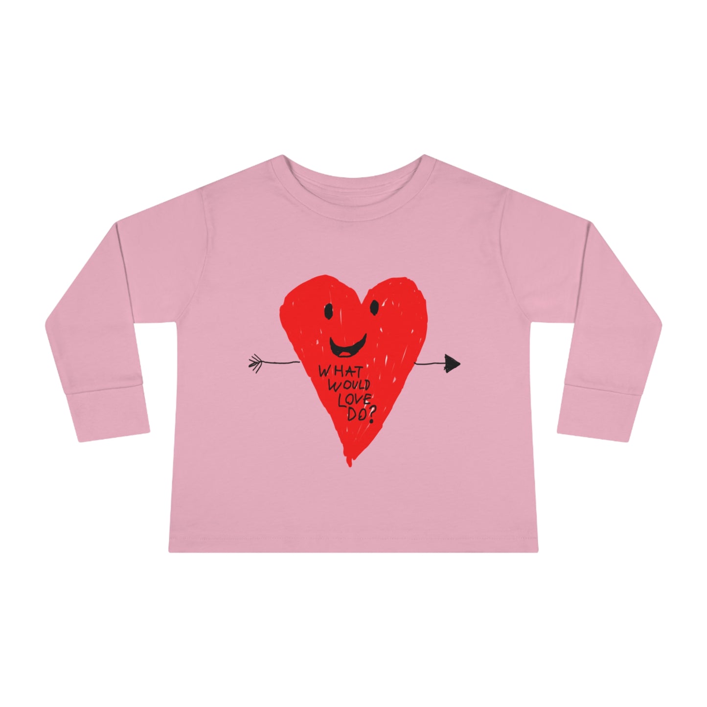 What Would Love Do? Toddler Long Sleeve Tee