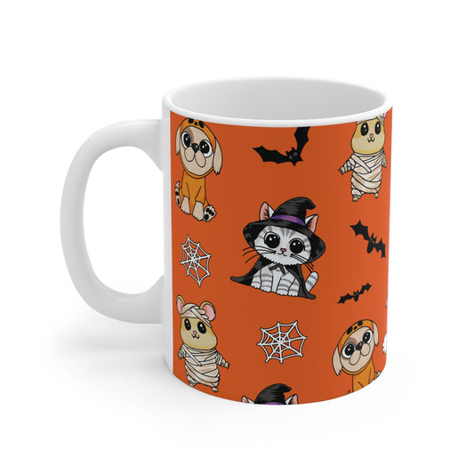 Cute Halloween Pets 11oz Mug - Supporting Camp Kostopolus