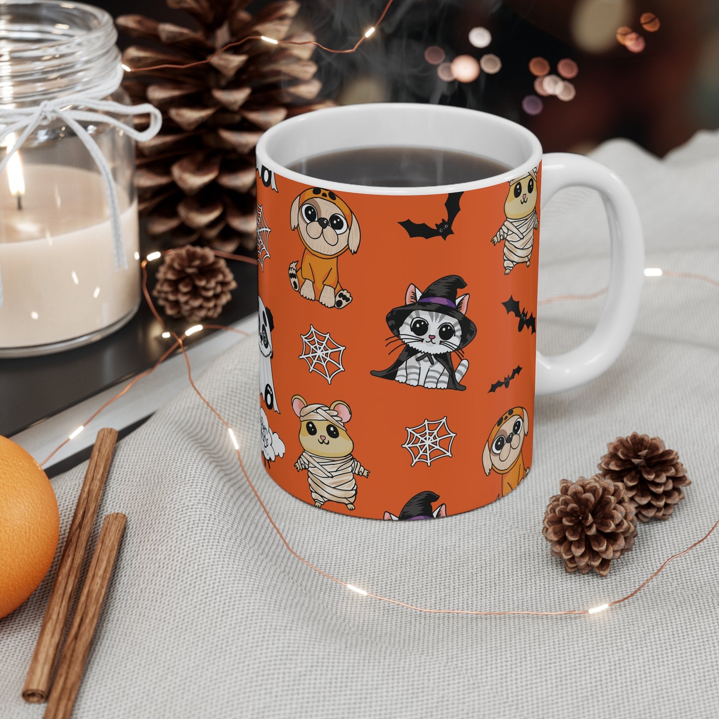 Cute Halloween Pets 11oz Mug - Supporting Camp Kostopolus