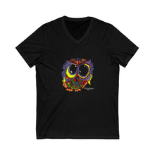 Malcolm's Owl Adult V-Neck Tee