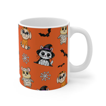 Cute Halloween Pets 11oz Mug - Supporting Camp Kostopolus