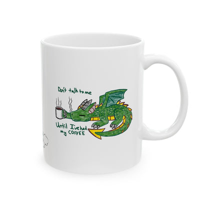 Coffee Dragon Ceramic Mug 11oz