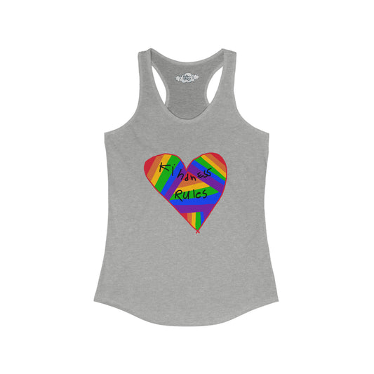 Kindness Rules Women's Racerback Tank