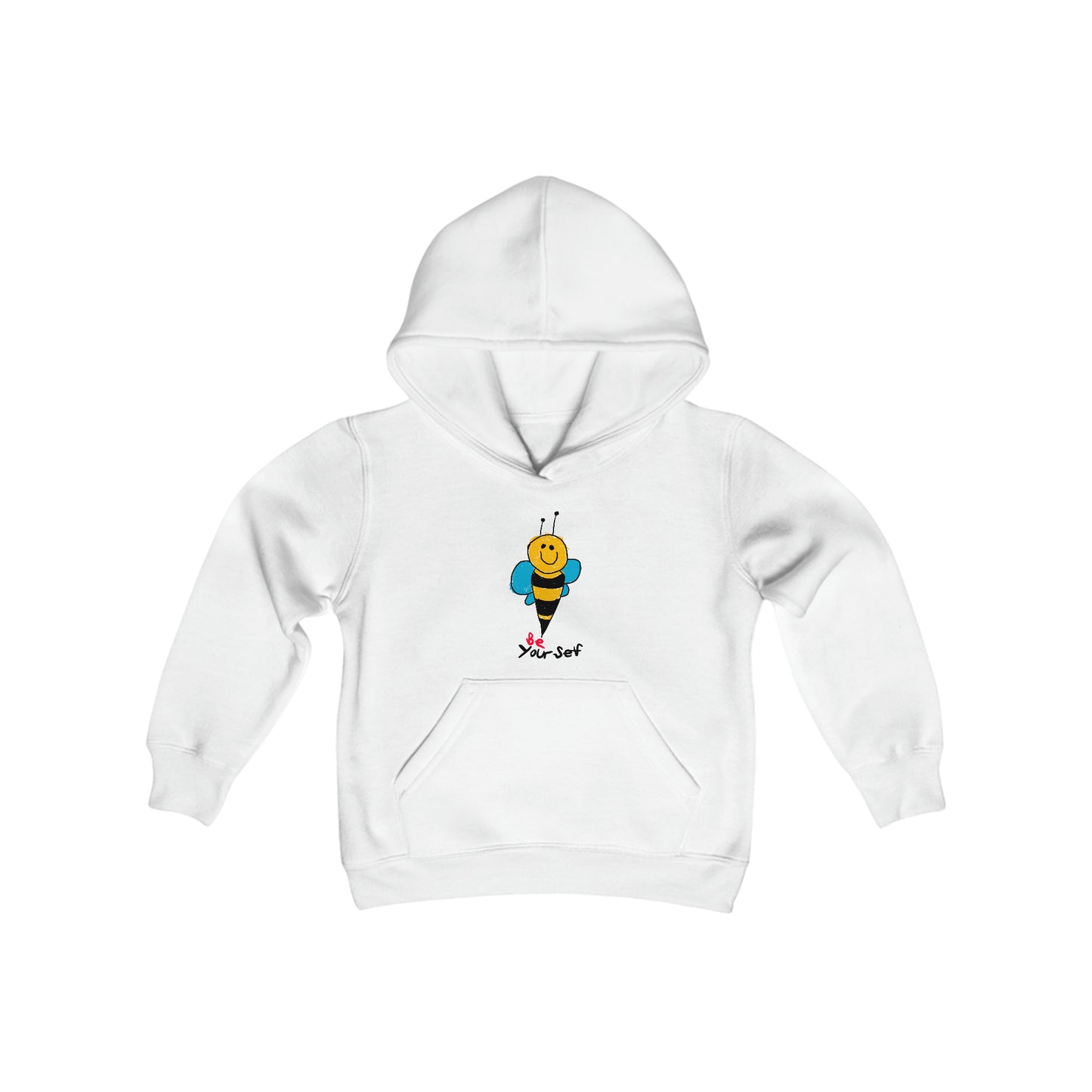 Bee Yourself Youth Heavy Blend Hooded Sweatshirt