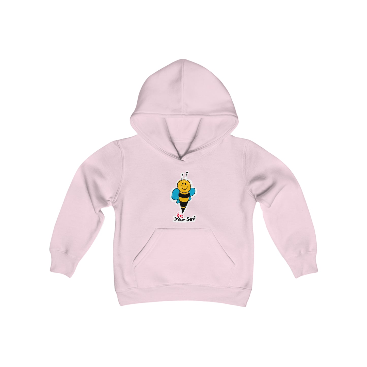 Bee Yourself Youth Heavy Blend Hooded Sweatshirt