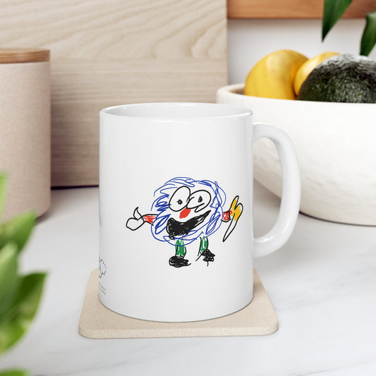 Fluffy Man Ceramic Mug