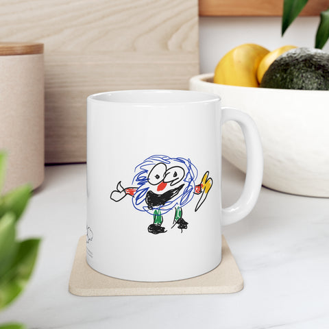 Fluffy Man Ceramic Mug 11oz