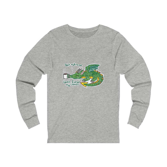 Coffee Dragon Unisex Jersey Long Sleeve Tee