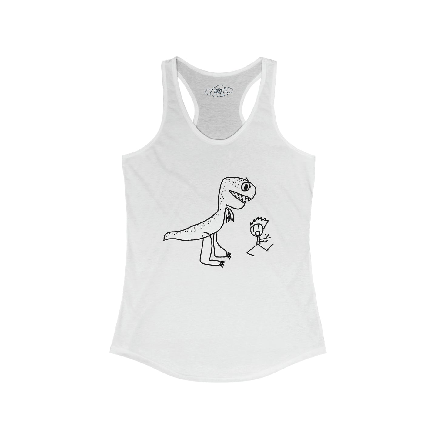 Dino Chase Women's Racerback Tank