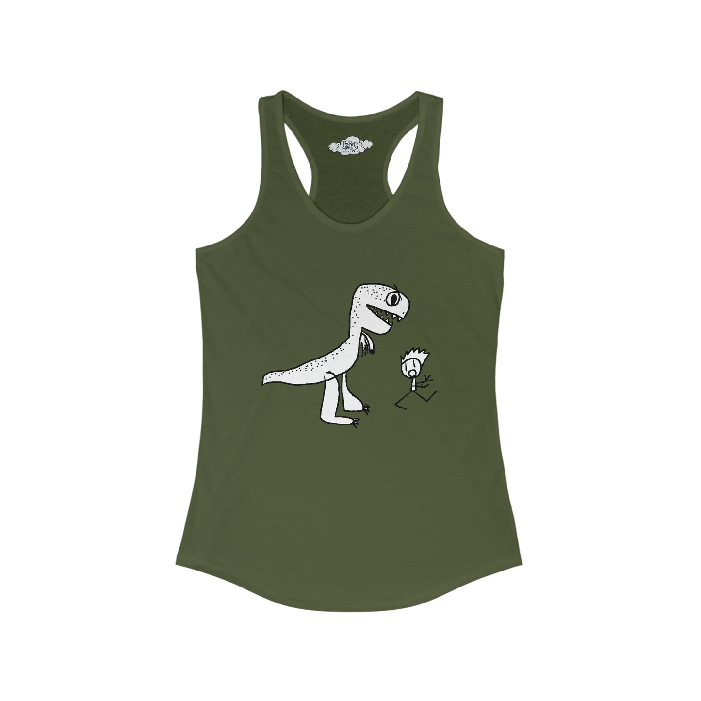 Dino Chase Women's Racerback Tank