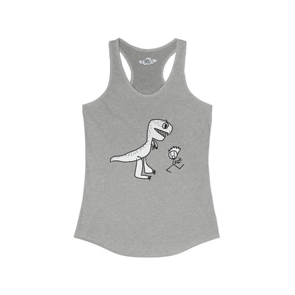 Dino Chase Women's Racerback Tank