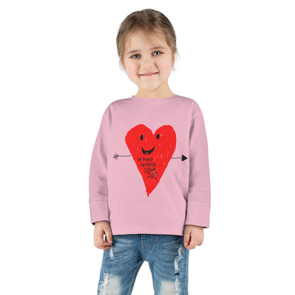 What Would Love Do? Toddler Long Sleeve Tee