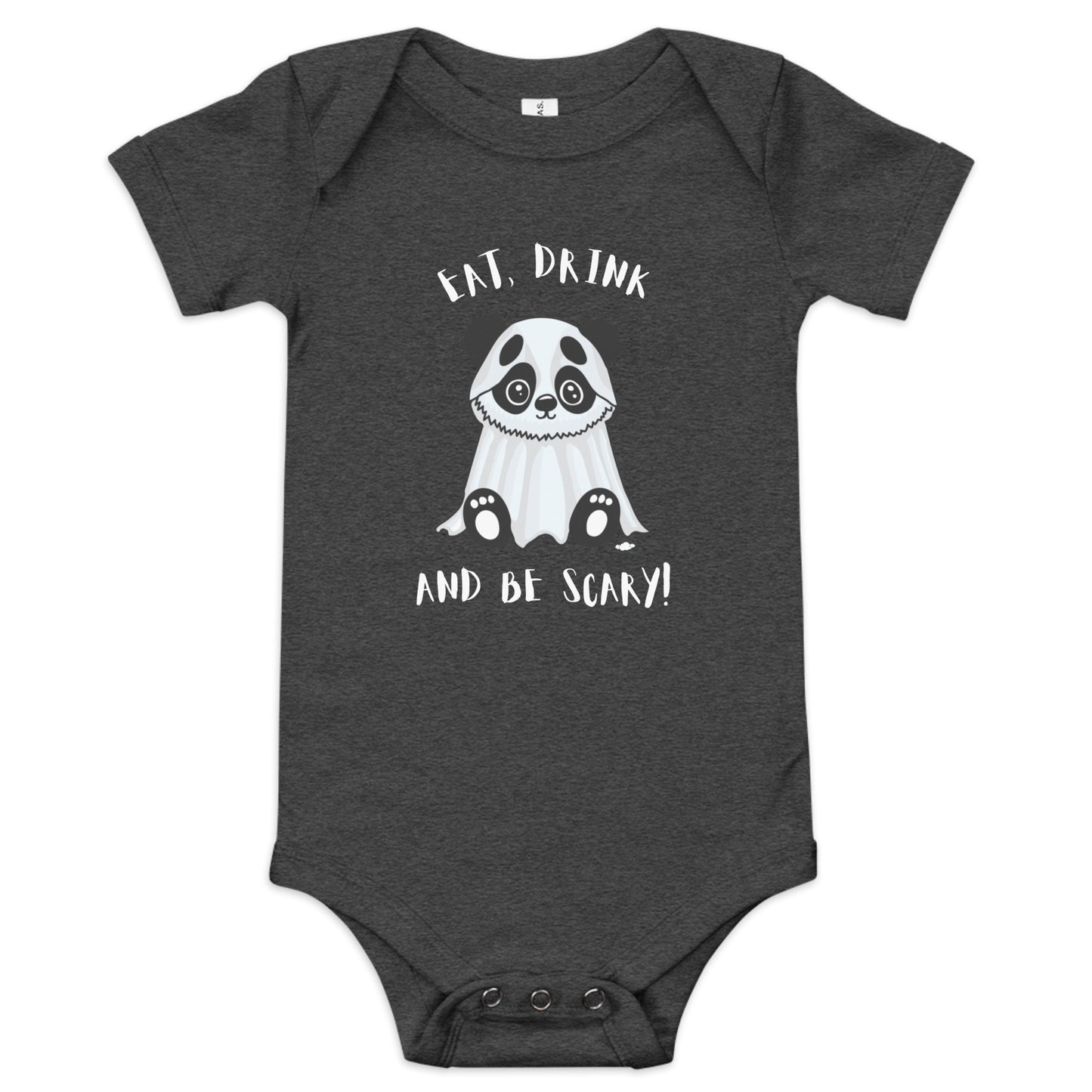 Eat, Drink, and Be Scary Baby short sleeve one piece - Supporting Camp Kostopolus