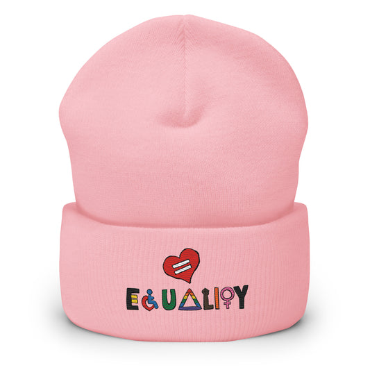 Equality Embroidered Cuffed Beanie - Supporting Camp Kostopolus