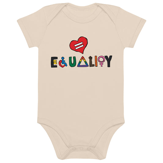 Equality Organic Cotton Baby Bodysuit - Benefitting Camp K