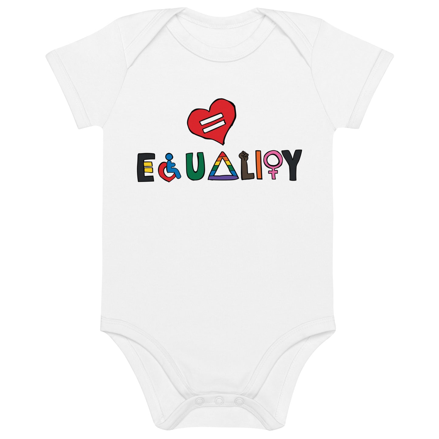 Equality Organic Cotton Baby Bodysuit - Benefitting Camp K