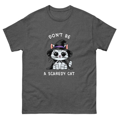 Don't Be A Scaredy Cat Witch Cat Unisex classic tee - Supporting Camp Kostopolus