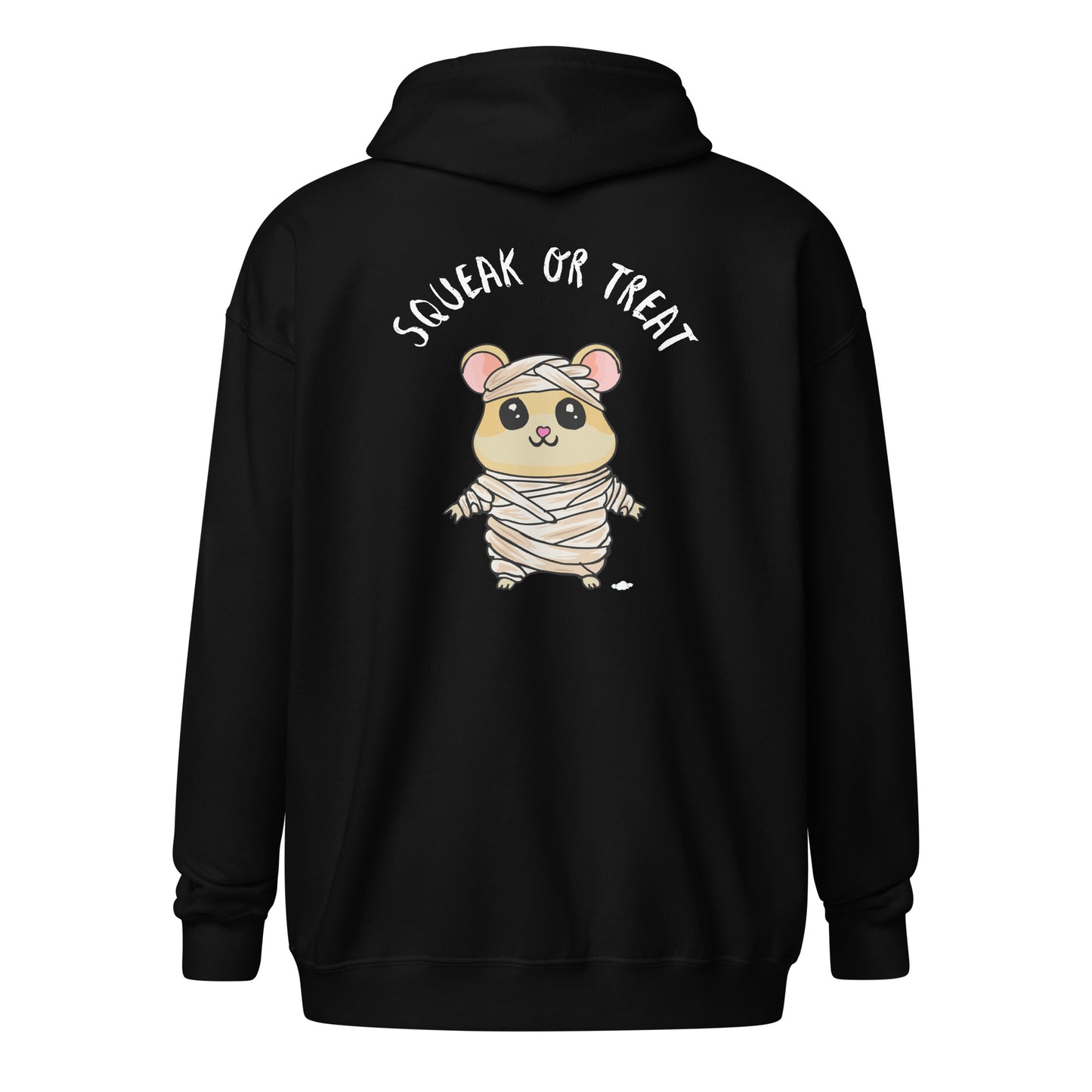 Squeak or Treat Mummy Mouse Unisex heavy blend zip hoodie - Supporting Camp Kostopolus