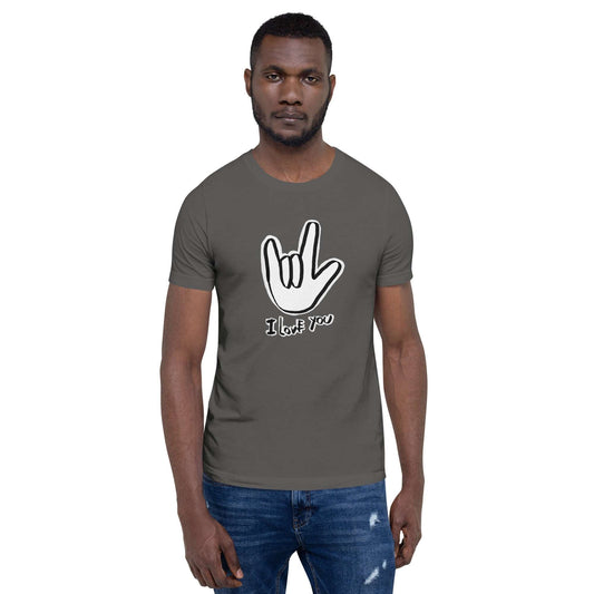 ASL I Love You Men's tee