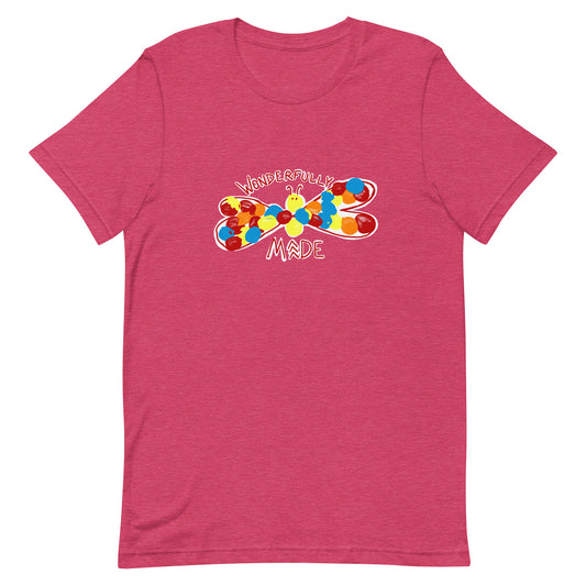 Wonderfully Made Vibrant Butterfly Tee – Supporting Reece's Rainbow