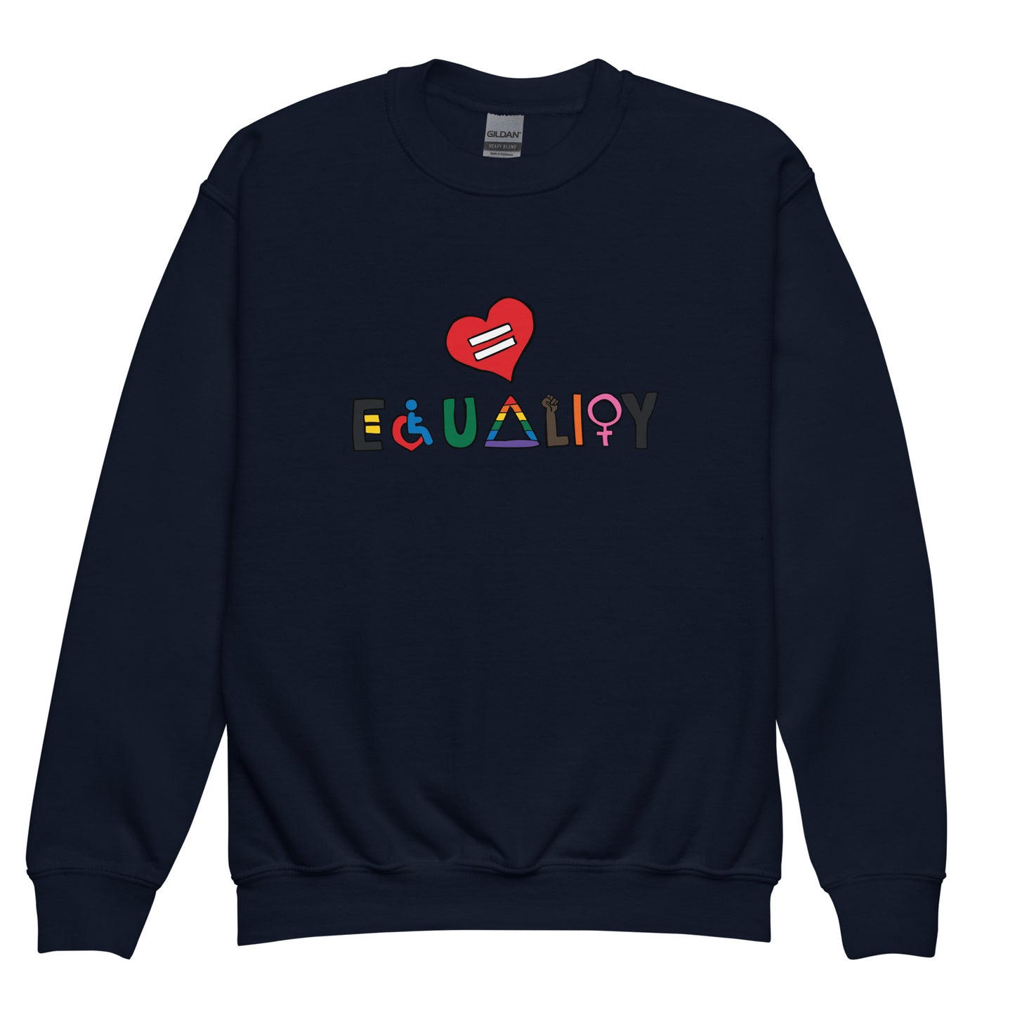 Equality Youth Crewneck Sweatshirt – Supporting Camp Kostopolus