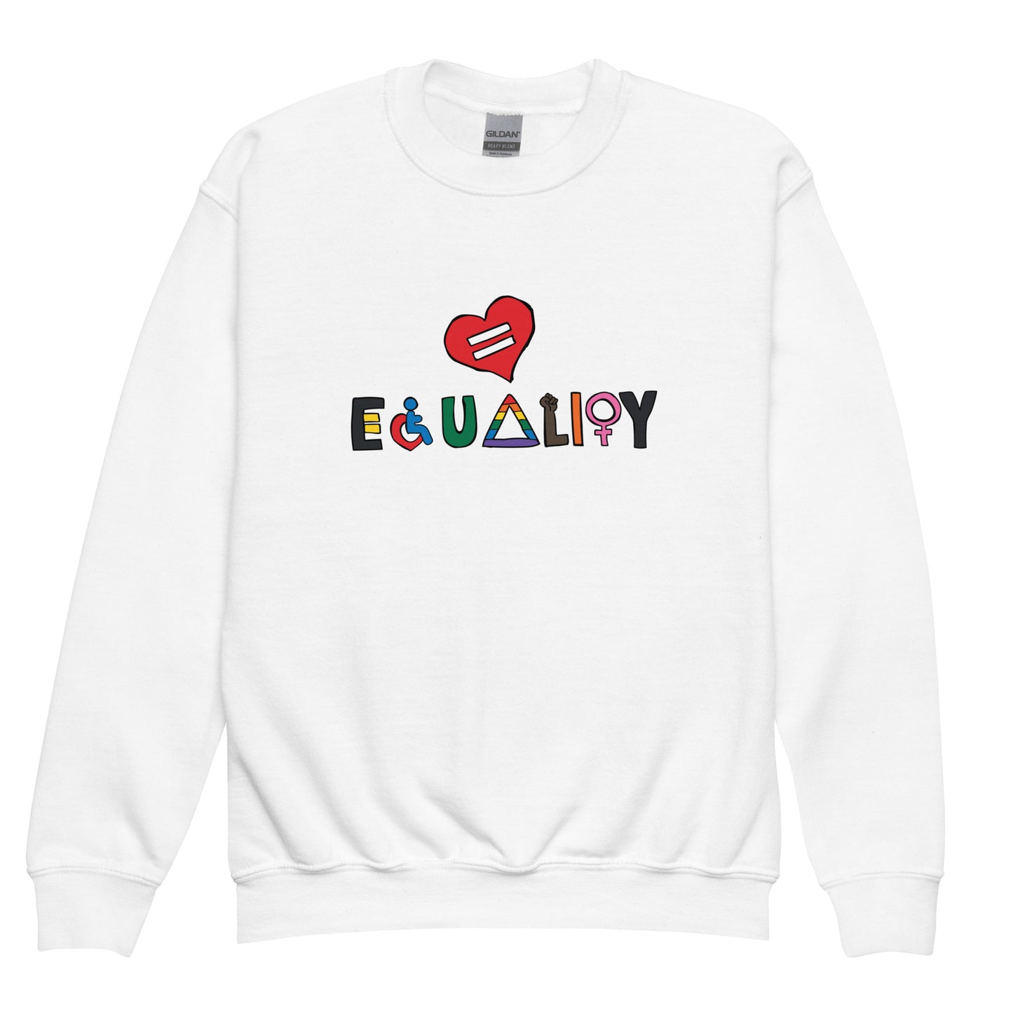 Equality Youth Crewneck Sweatshirt – Supporting Camp Kostopolus