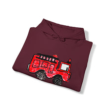 Fire Truck Unisex Heavy Blend™ Hooded Sweatshirt