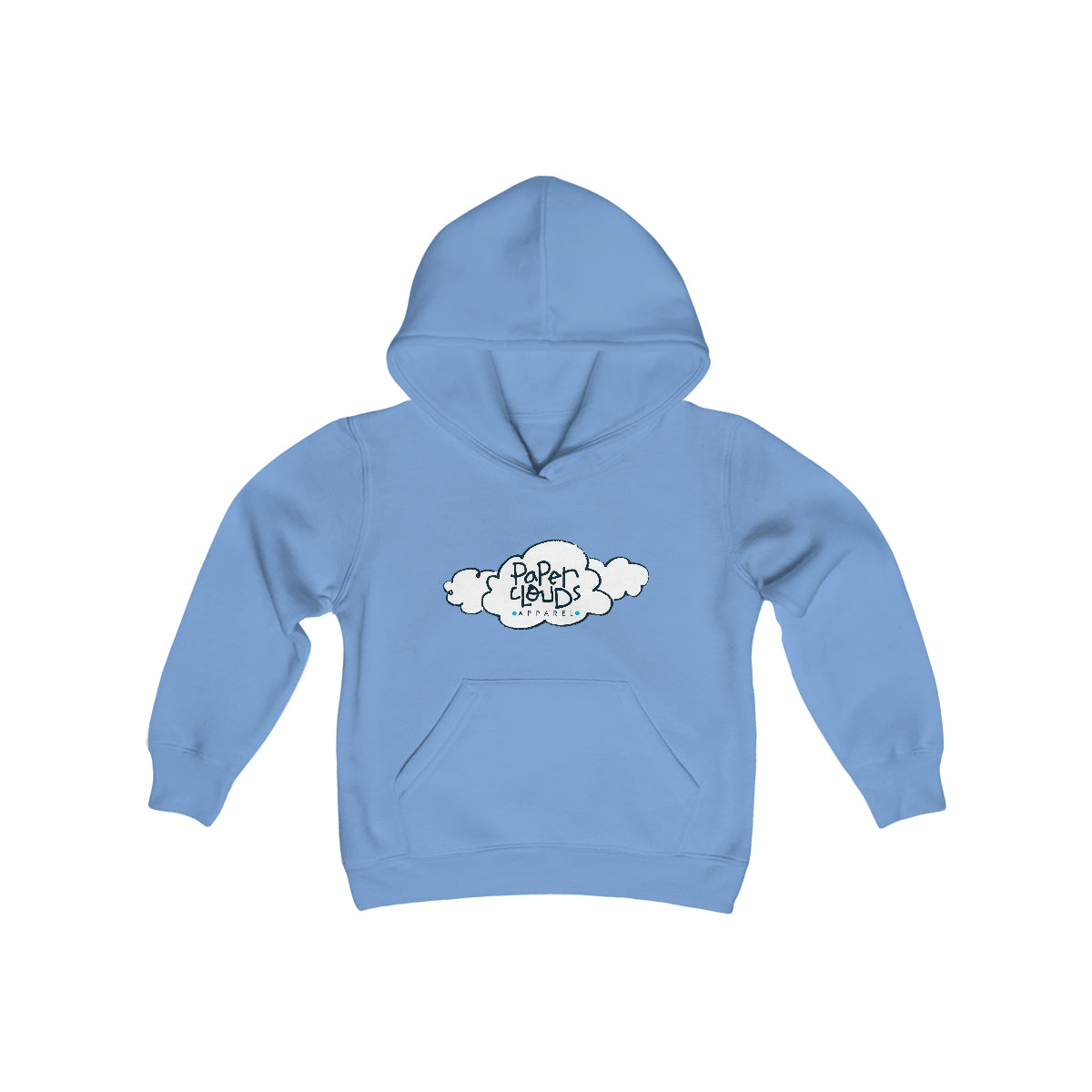 Paper Clouds Apparel Youth Heavy Blend Hooded Sweatshirt