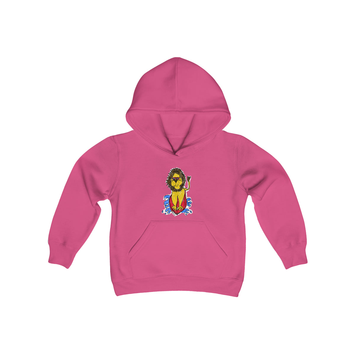 Surf Lion Youth Heavy Blend Hooded Sweatshirt