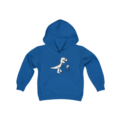 Dino Chase Youth Heavy Blend Hooded Sweatshirt