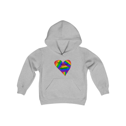 Kindness Rules Youth Heavy Blend Hooded Sweatshirt