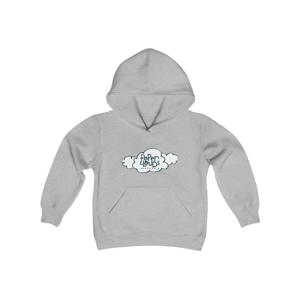 Paper Clouds Apparel Youth Heavy Blend Hooded Sweatshirt