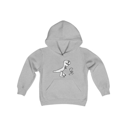 Dino Chase Youth Heavy Blend Hooded Sweatshirt