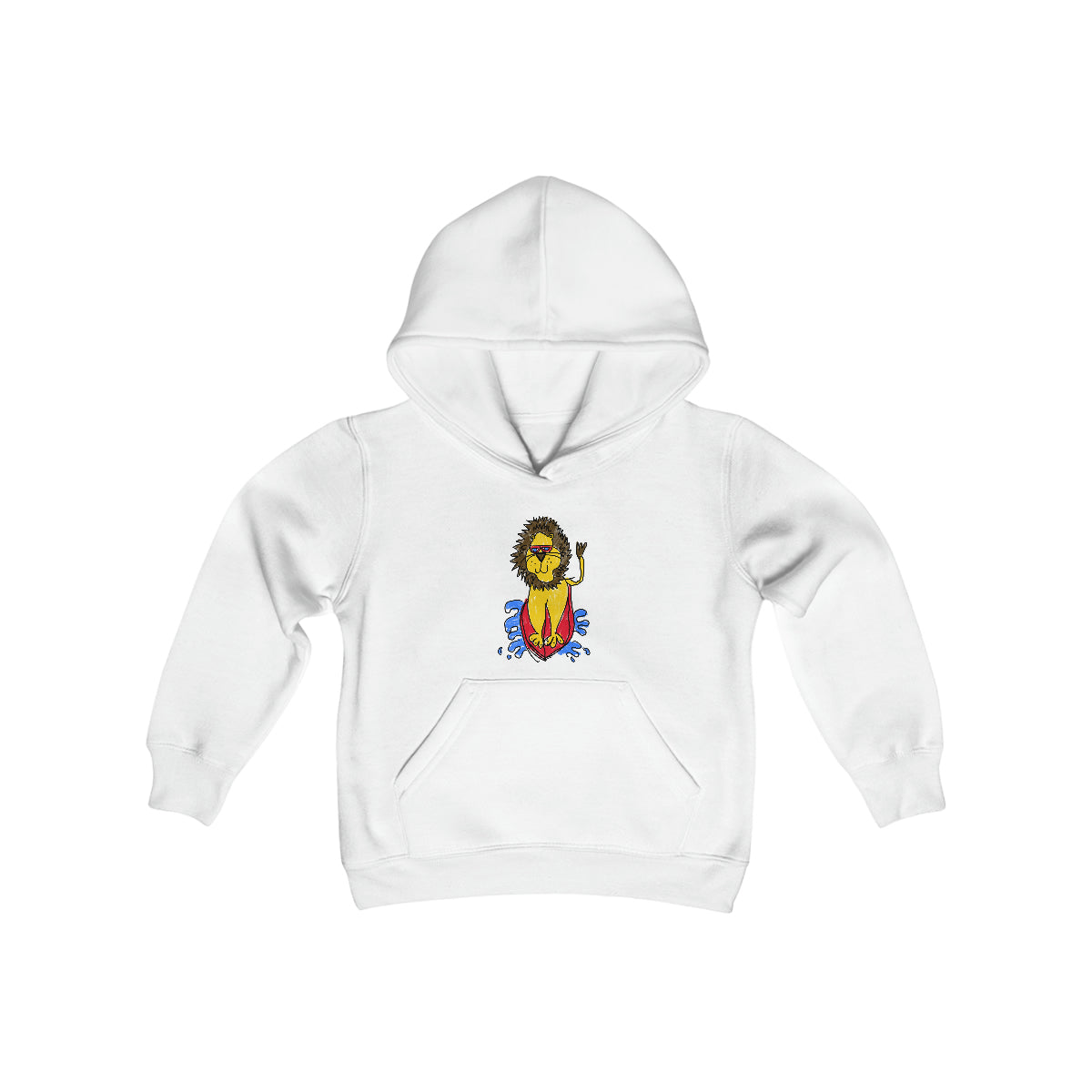 Surf Lion Youth Heavy Blend Hooded Sweatshirt