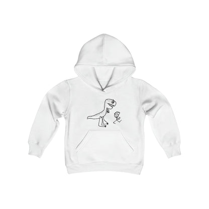 Dino Chase Youth Heavy Blend Hooded Sweatshirt