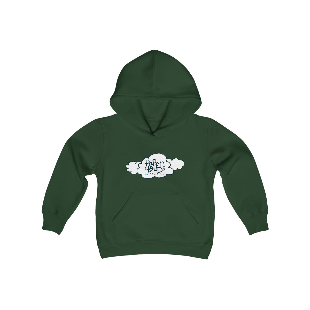 Paper Clouds Apparel Youth Heavy Blend Hooded Sweatshirt