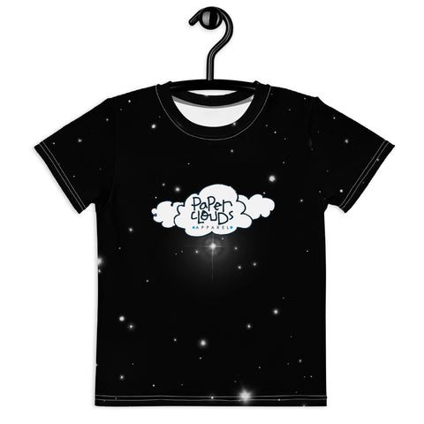 Paper Clouds Space Kids crew neck t-shirt