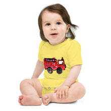 Fire Truck Baby short sleeve one piece