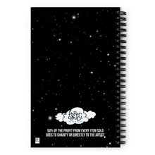 Paper Clouds Space Spiral Notebook